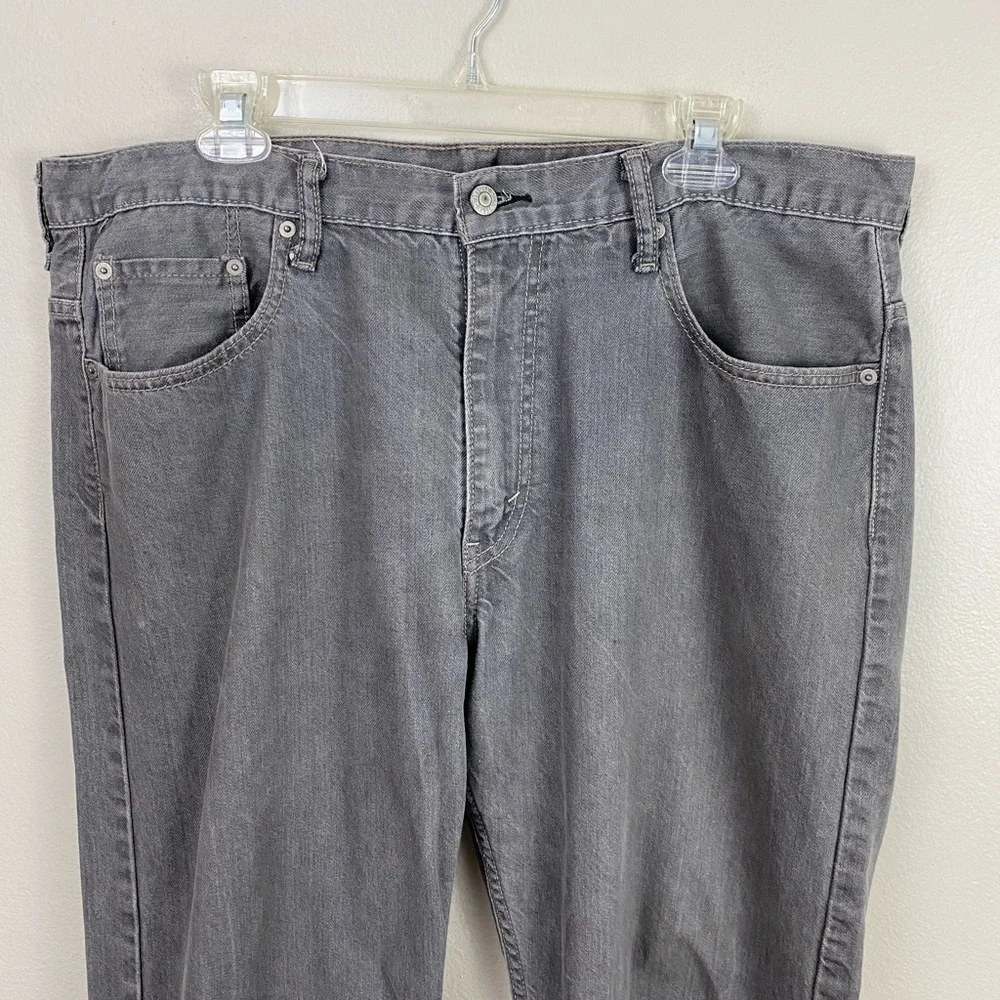 Levi's 569 Gray Loose Straight Jeans Baggy Fit